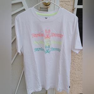 NWOT Psycho Bunny Mens Leddon Embroidered Tee.